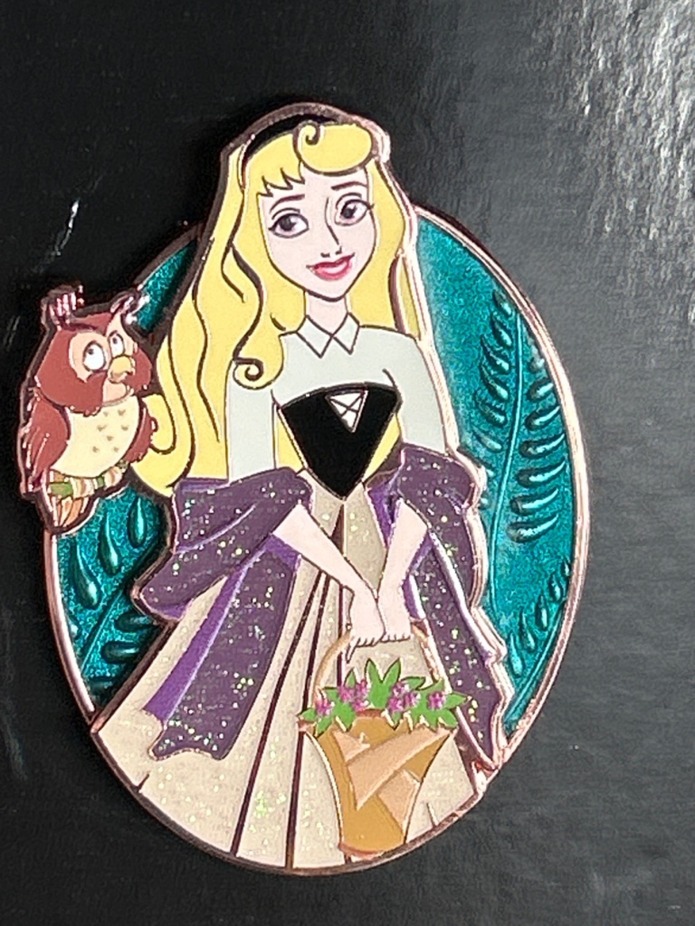 Pink a la Mode Briar Rose Pin Sleeping Beauty Disney - Picture 7 of 7